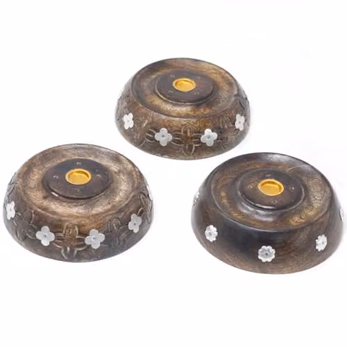 Ancient Wisdom KDMD Cone and Stick Burner in Brown Mango Wood – 2