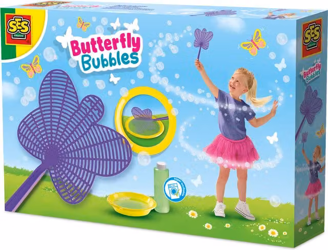 SES Butterfly Bubbles Multicolour and White
