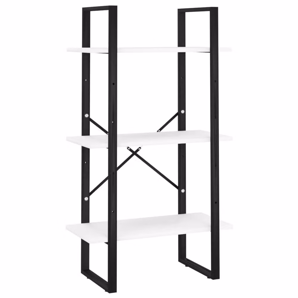 Berkfield Home White Storage Shelf W/D/H: 60 x 30 x 105 cm – 2