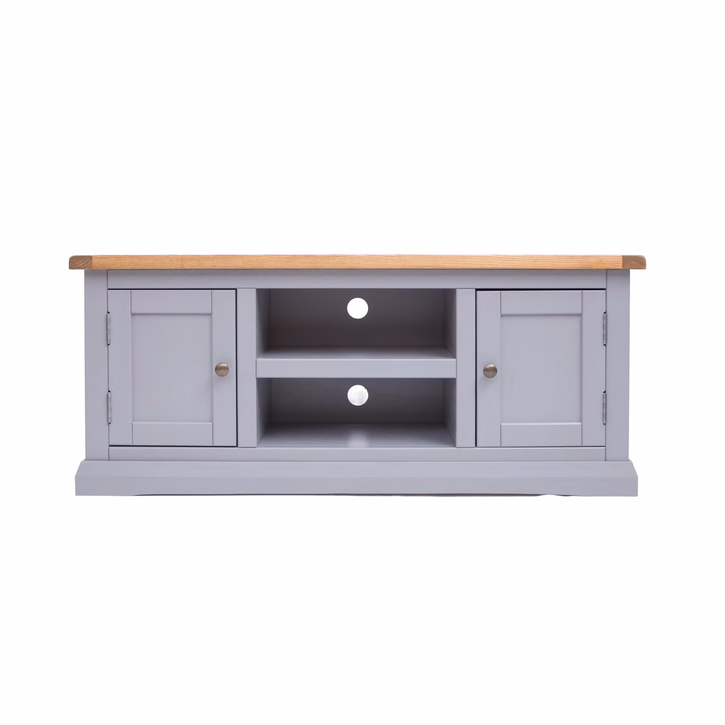 Cabinet Bits Rocca Grey 2 Door Ash Wood TV Stand – 2