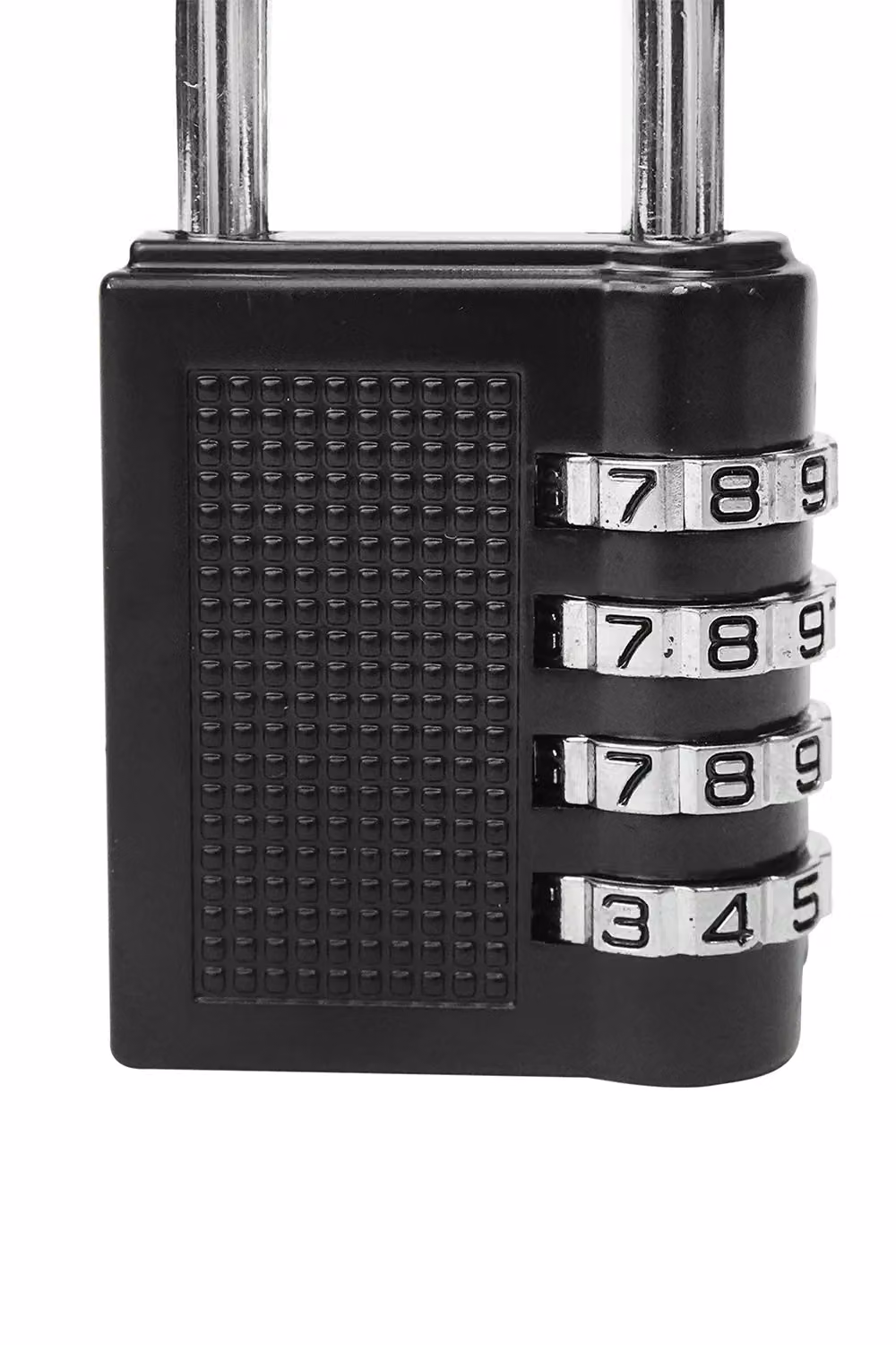 Neel Blue 4 Digit Combination Luggage Padlocks, Pack of 3, Black and Blue – 4