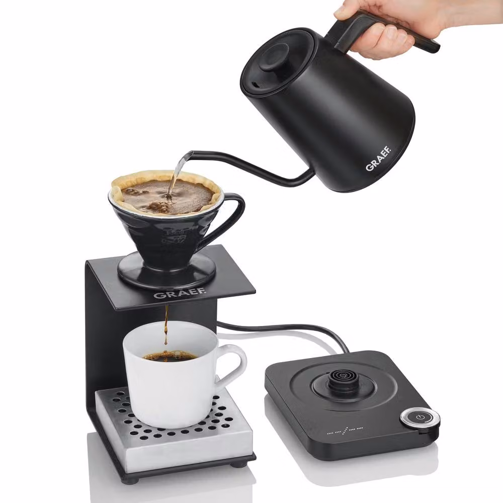 Graef Electric Pour-Over Kettle with Temperature Control, 0.9 l, Black – 4