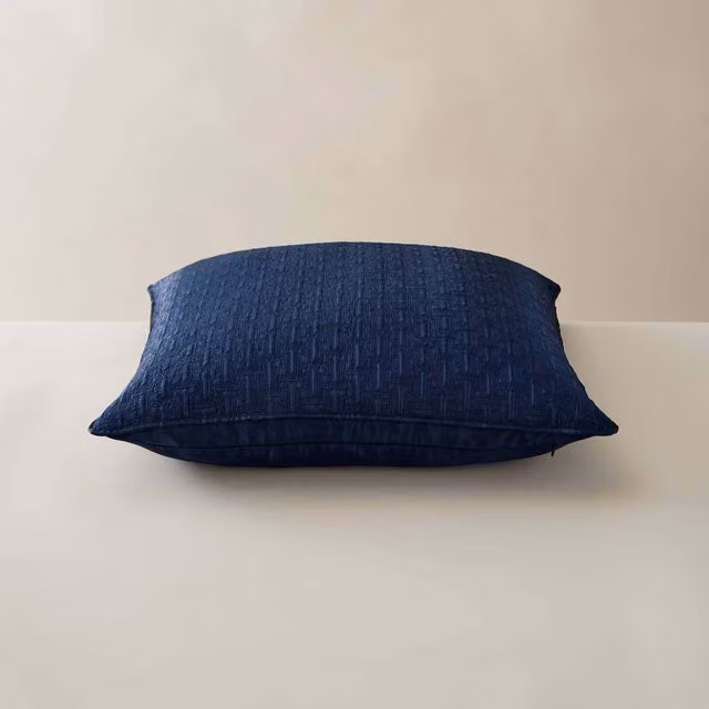 Ted Baker T Quilted Sham Pillowcase in Blue