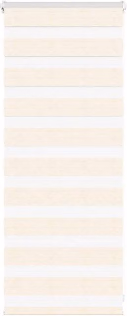Berkfield Home Zebra Blind in Marble Beige, W: 65 cm, H: 100 cm