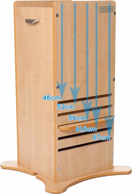 Little Helper Montessori FunPod Learning Tower in Maple and Natural Wood