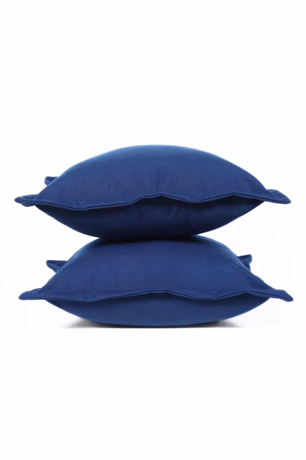Homescapes Set of 2 Plain Blue Waterproof Outdoor Square Cushions, W/D/H: 45 x 45 x 45 cm – 3