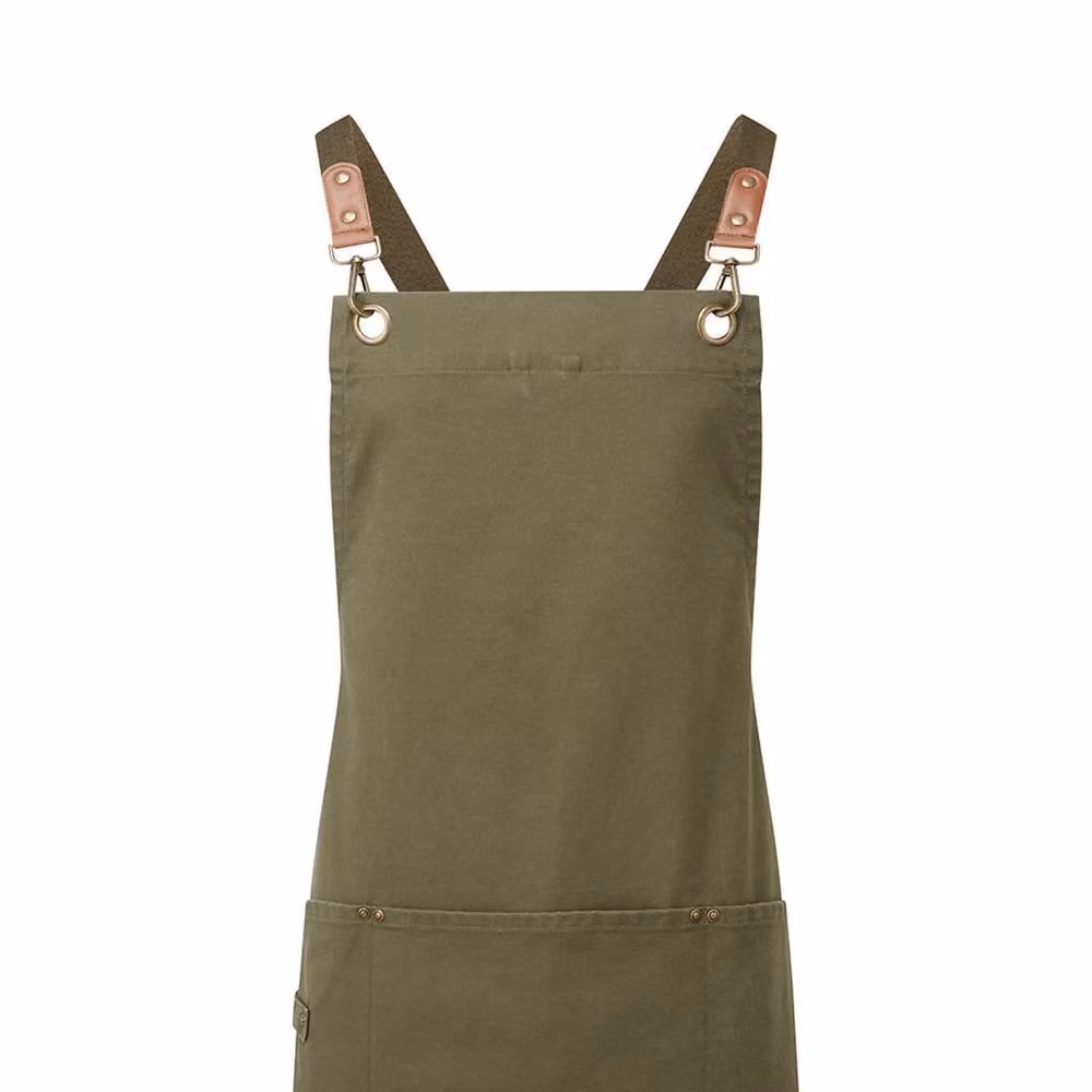 Premier Cross Back Bib Apron in Green – 2