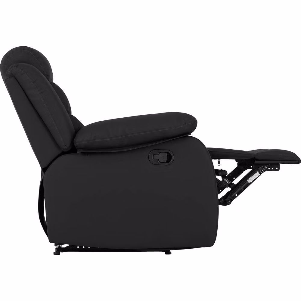Seconique Roma Modern Relax Recliner Chair in Black Synthetic Leather – 4