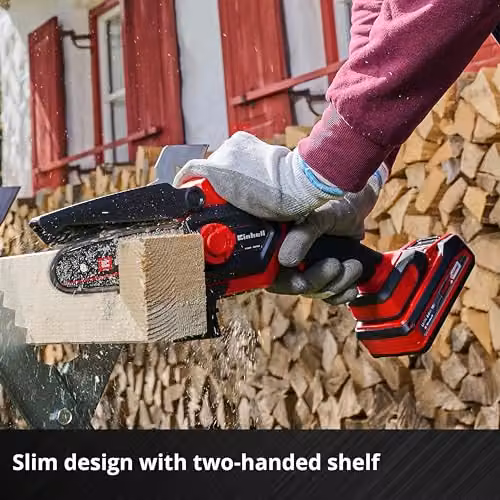 Einhell Cordless Pruning Saw 18V PXC with 12.5cm Cutting Length in Black and Red – 3
