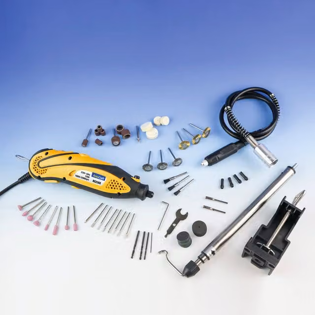 Rotacraft 230X High Power Mains Rotary Kit in Yellow
