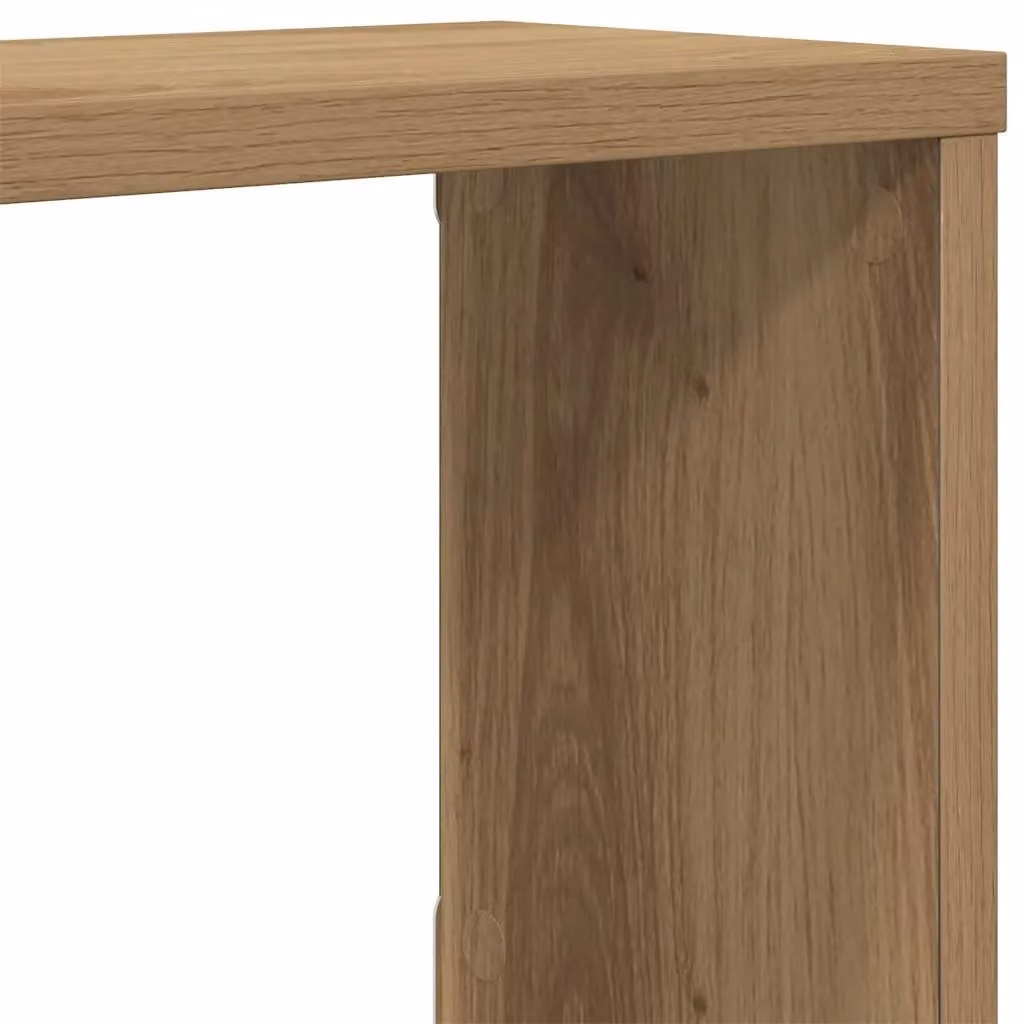 Berkfield Home Artisan Oak Wall Cube Shelves, 4 Piece Brown Engineered Wood Set, W/D/H: 60 x 15 x 23 cm – 4