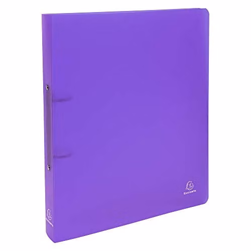 Exacompta Chromaline A4+ 2-Ring Binder with 40mm Spine in Purple