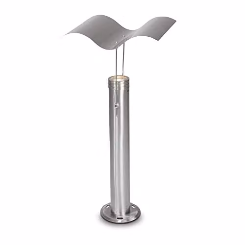 Netlighting Albat Outdoor Aluminium Bollard IP44 in Grey