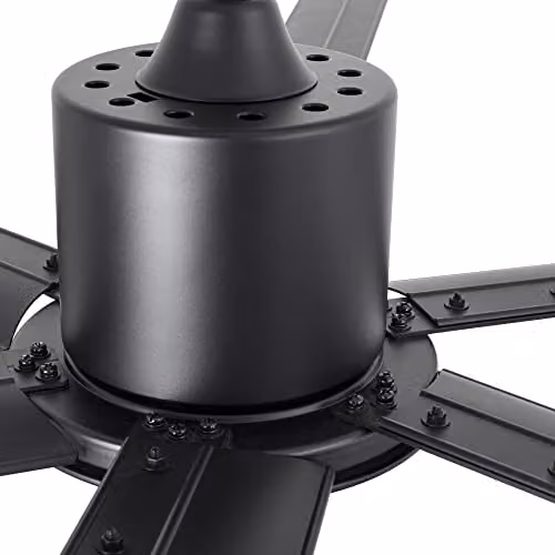Netlighting Andros Extra Large Black Ceiling Fan with DC Motor and Remote Control – 4