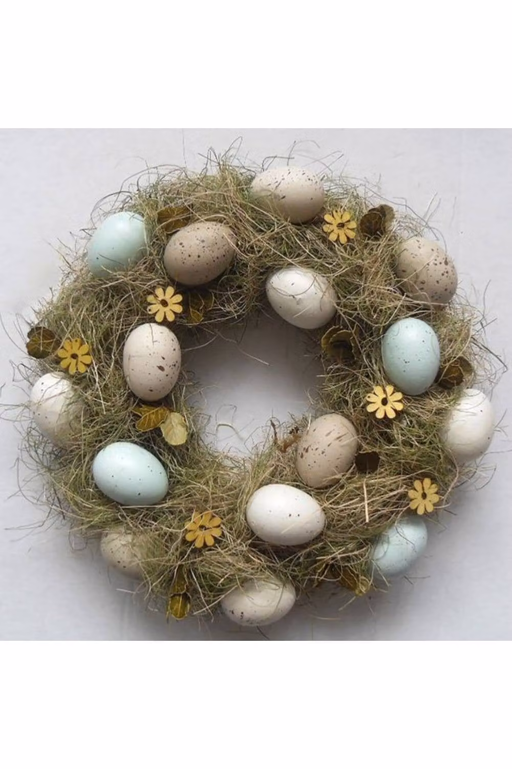 KDMD Multicolour Easter Egg and Floral Wreath, Diameter: 32 cm – 2