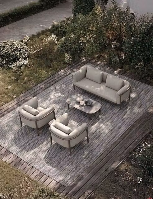 Royalcraft Zoya 5 Seater Lounge Set in Beige