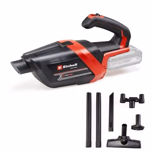 Einhell TE-HV 18/06 Li-Solo cordless bagless hand vacuum cleaner in red – 1