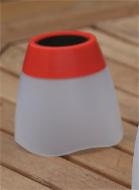 Luxform Solar Tumbler Pink Garden Lantern with Dusk Sensor