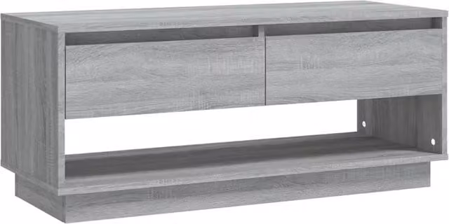 Berkfield Home Modern Grey Sonoma TV Cabinet W/D/H: 102 x 41 x 44 cm – 1