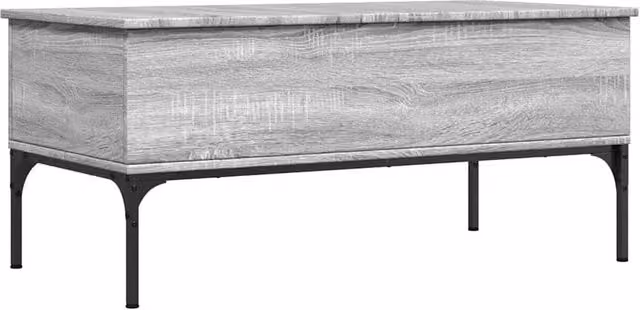Berkfield Home Grey Sonoma Coffee Table with Lift Mechanism, W/D/H: 100 x 50 x 45 cm – 1