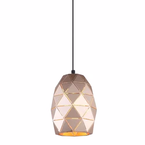 Netlighting Modern Gold Hanging Pendant Light with E27 Socket