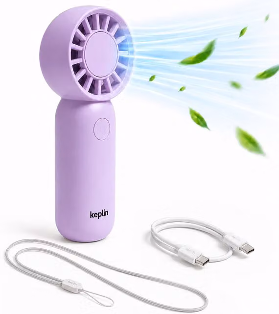 Keplin Mini Handheld Fan in Purple
