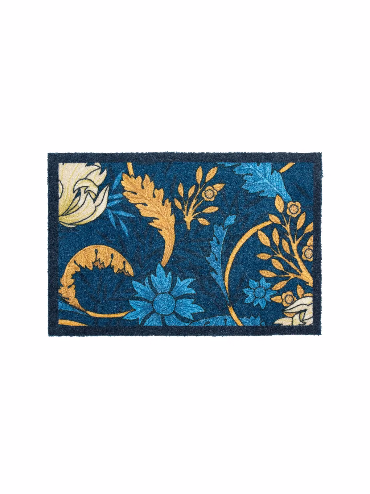 Artsy Mats William Morris Blue Floral Washable Non-Slip Indoor Doormat W: 60 cm, D: 40 cm – 3