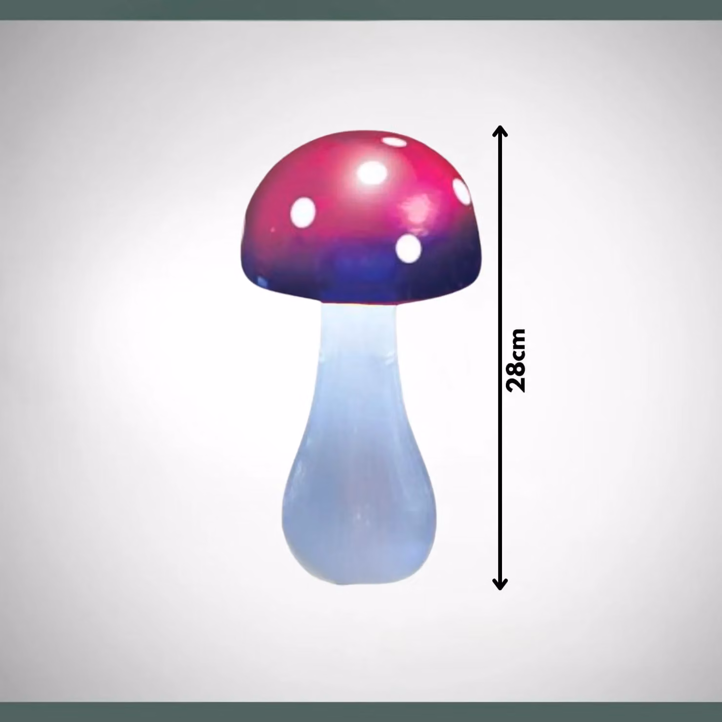 Marco Paul Solar Mushroom Garden Ornament with Dusk Sensor in Purple and Multicolour – 2