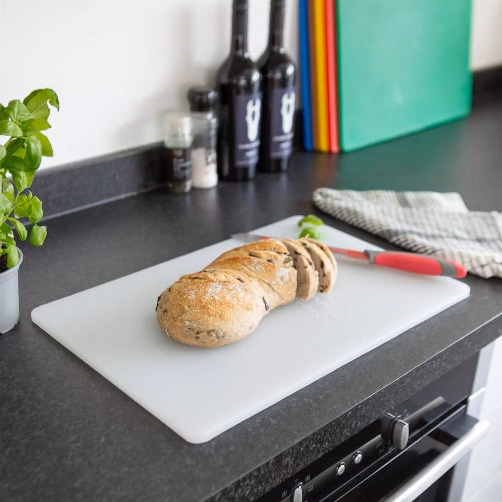 Havendro White Plastic Rectangular Chopping Board, W: 45 cm, D: 30 cm – 2