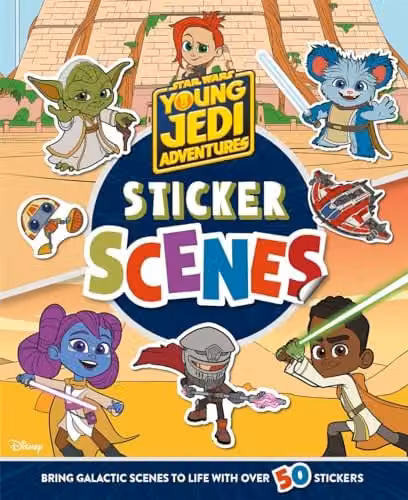 Star Wars Jedi Adventures Sticker Scenes Multicolour Paper Activity Book
