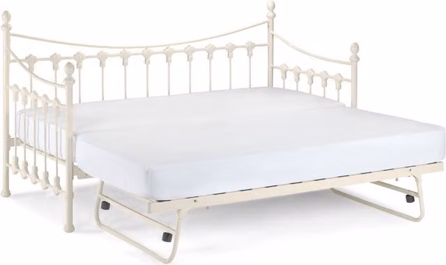 Julian Bowen Versailles Day Bed and Trundle Set in White