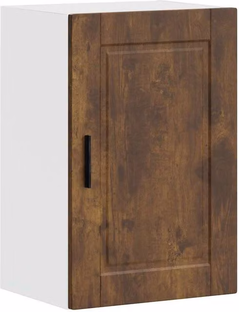 Berkfield Home Porto Wall Mounted Kitchen Cabinet in Smoked Oak Brown – 1