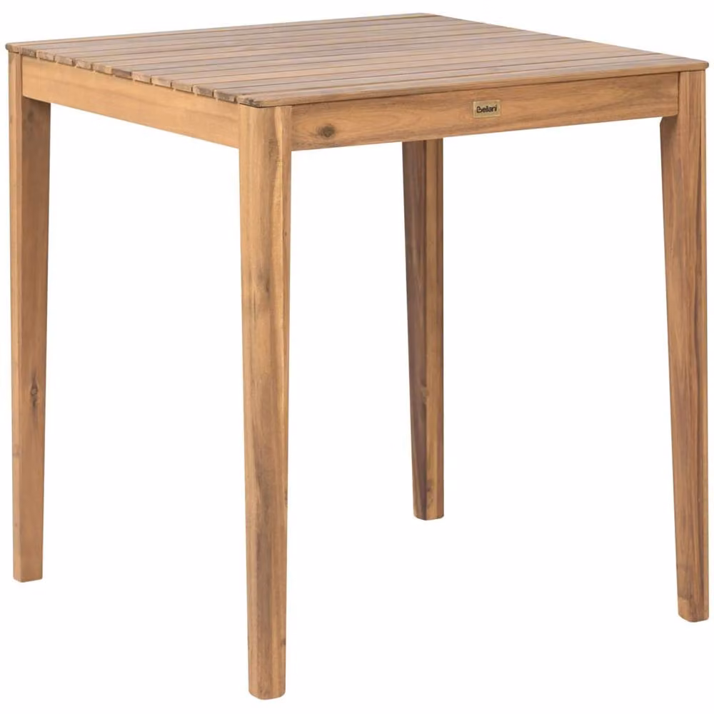 Wyld Haus Acacia Wood Bistro Table, Brown, W/D: 70 x 70 cm – 2