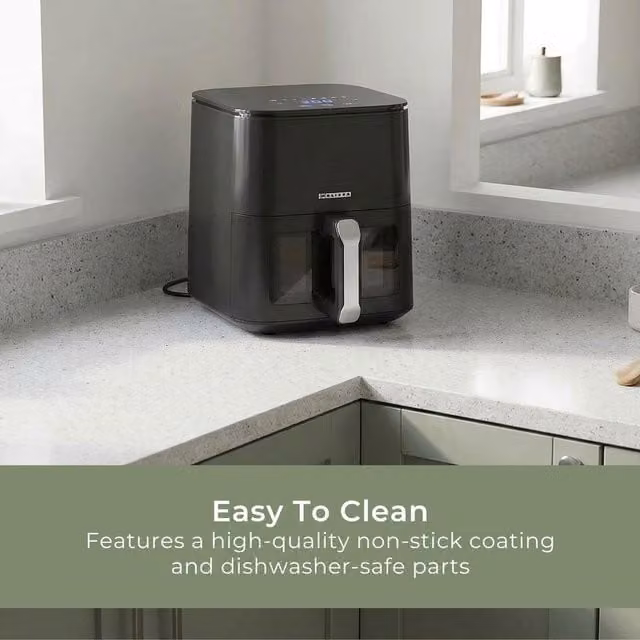 Melitta Digital XL Hot Air Fryer with Digital Display in Black
