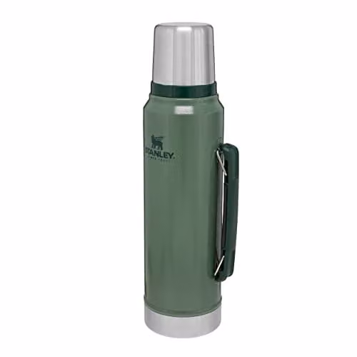 Stanley 1913 Classic Legendary Thermal Flask, 1.0 l, Green, Vacuum Insulated Stainless Steel – 1
