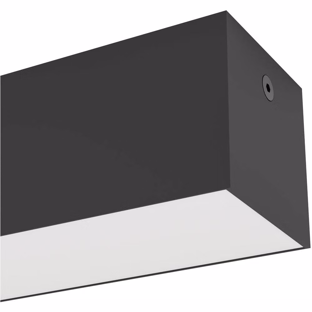 Loops 2 Pack Modern Black LED Up and Down Wall Lights with Warm White Bulb Included – 3