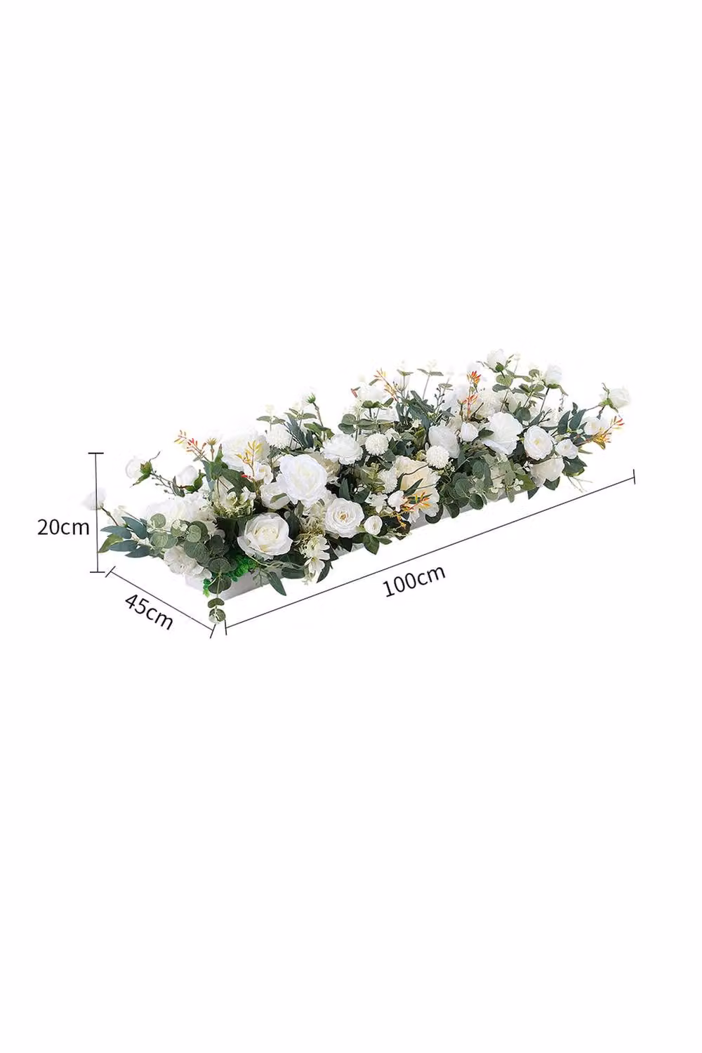 Garden Sanctuary Multicolour Mixed Floral Artificial Flower Row for Wedding Aisle Decor – 2