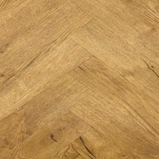 Vinyl Flooring UK Glue Down Wood Look LVT Flooring in Beige and Brown, 2.5mm Thick, Covers 3.9sqm