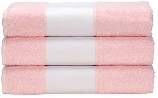 ARTG Subli-Me Cotton Terry Hand Towel in Light Pink