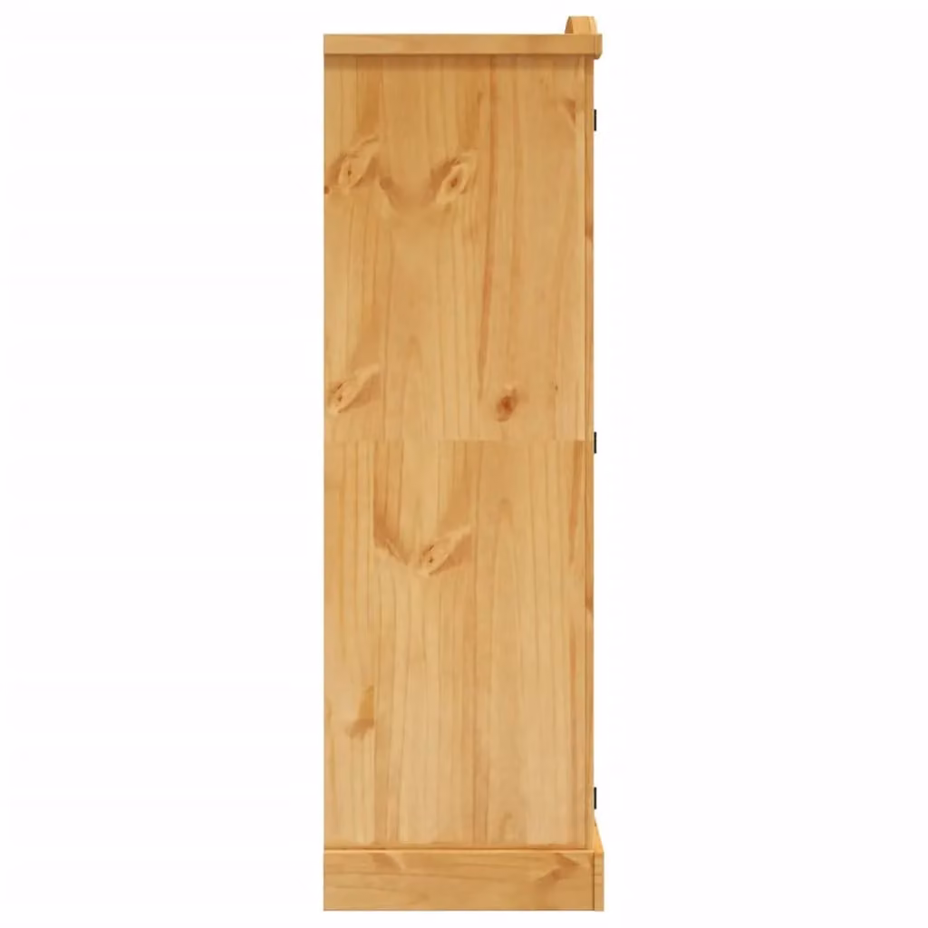 Berkfield Home Corona Range Mexican Pine 2 Door Wardrobe in Brown – 3