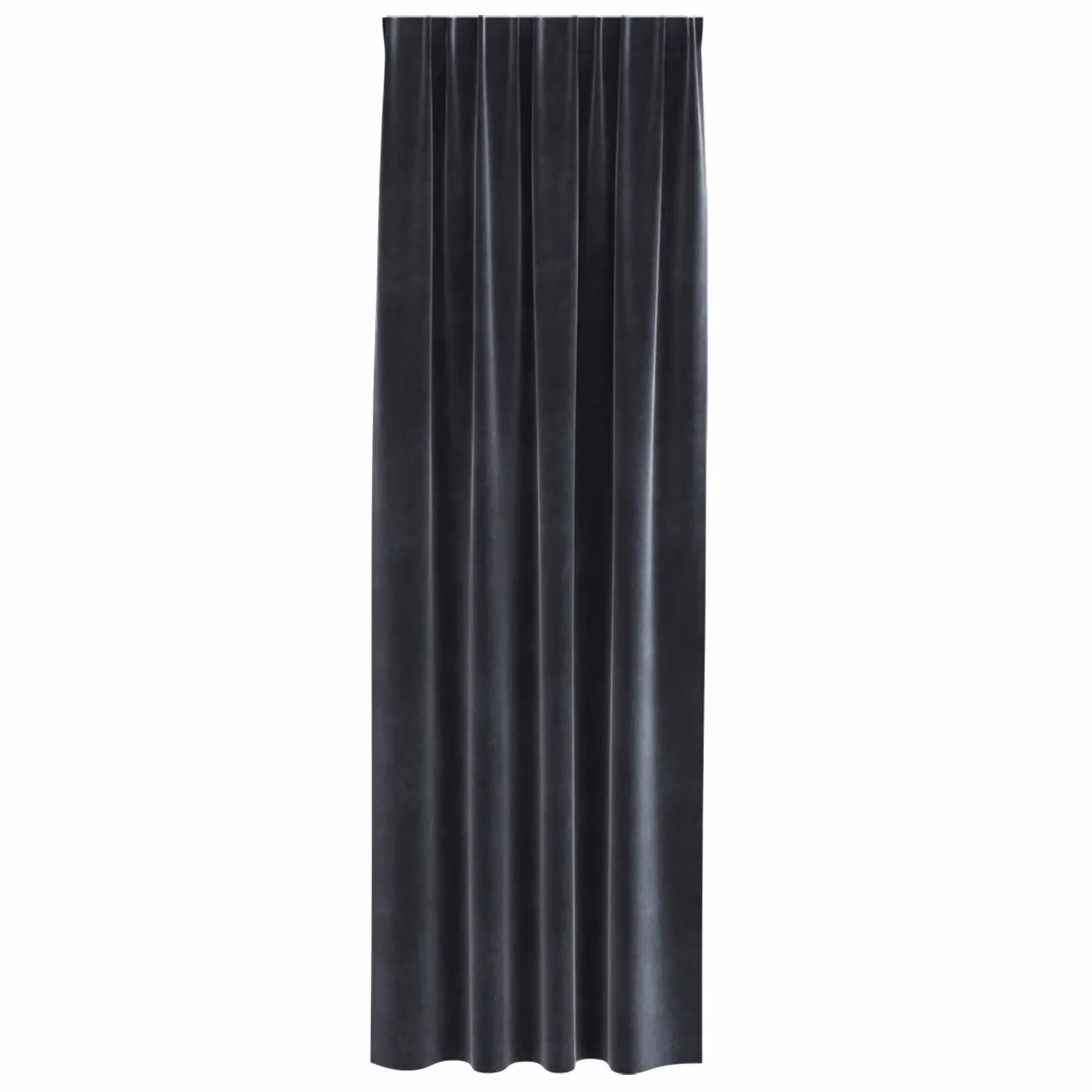 Berkfield Home Dark Grey Velvet Blackout Curtains, 2 Pack – 2