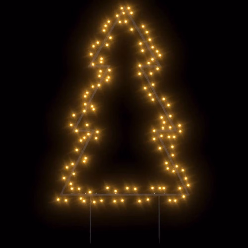 Berkfield Home Christmas Light Decoration Tree with Spikes, 115 LEDs, Black, Height: 90 cm – 3