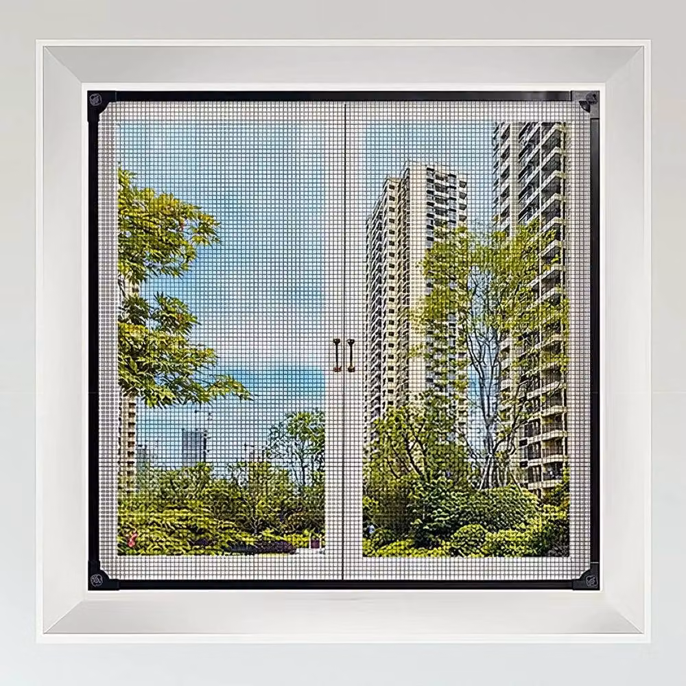 FLAVORA Magnetic Window Screen in Grey, W: 70 cm, H: 130 cm – 2