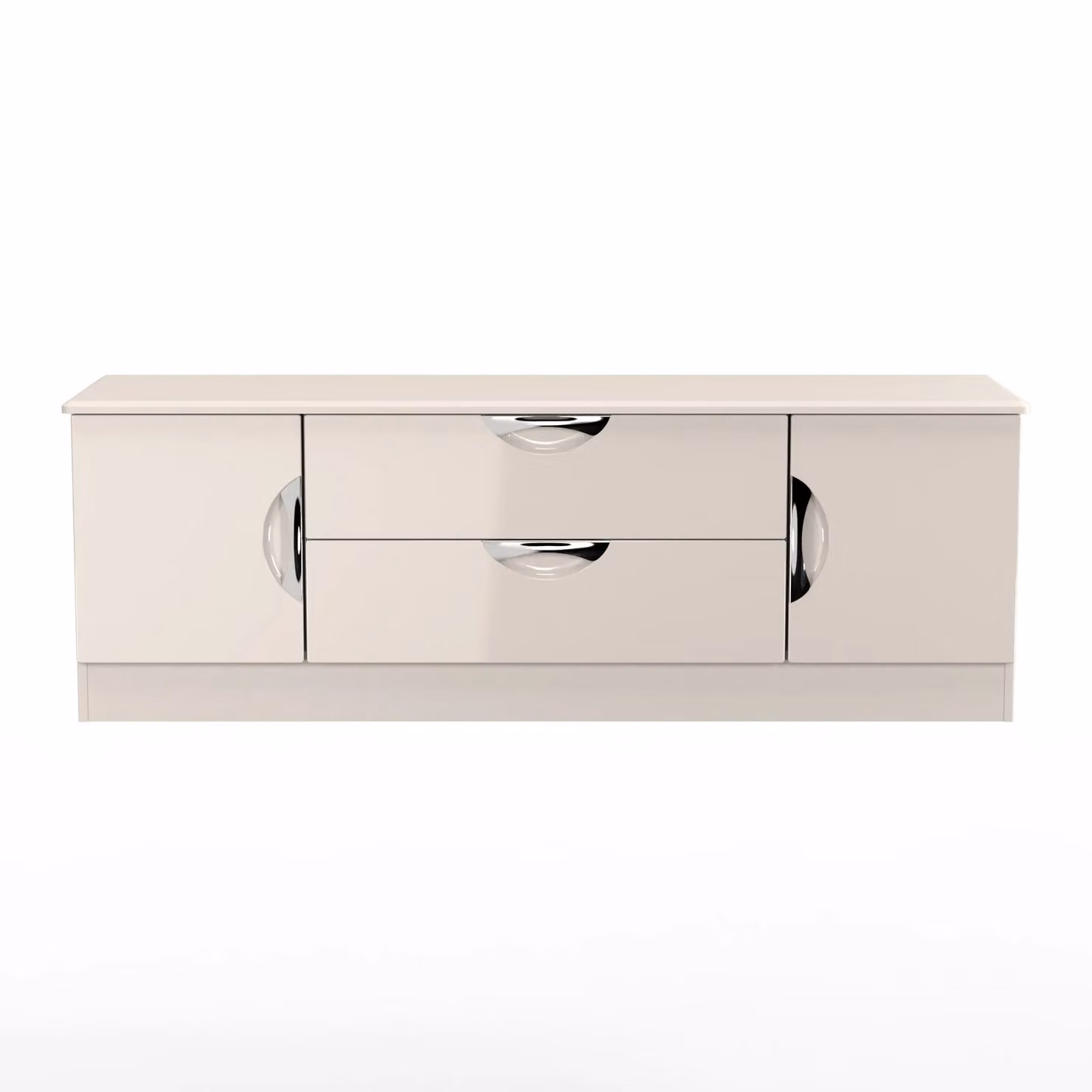 2 U Holborn Superwide TV Unit with 2 Doors and 2 Drawers in Taupe/Beige – 2