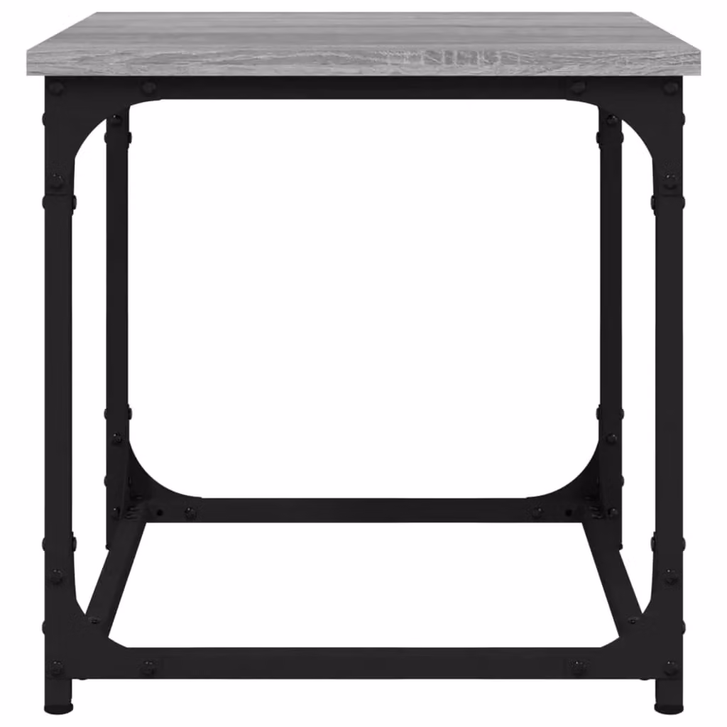 Berkfield Home Grey Sonoma Side Table, W/D/H: 40 x 40 x 40 cm – 4
