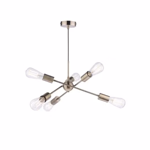 Pagazzi Benji Antique Brass Ceiling Pendant in Gold – 2