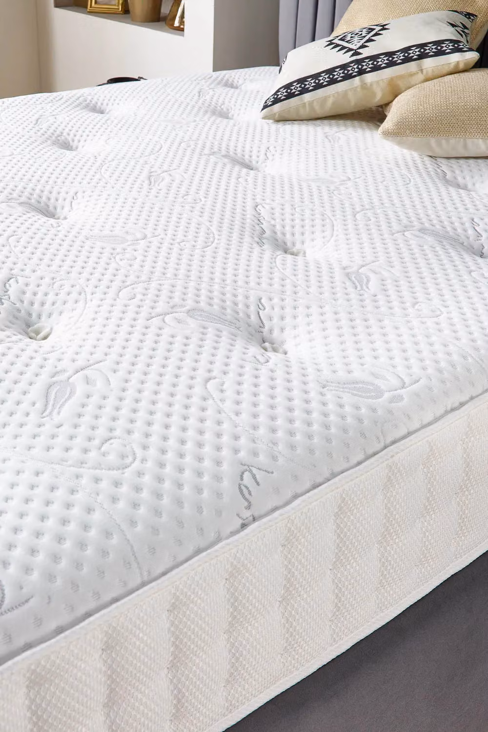 Aspire Natural Symphony Pocket+ Mattress in White, W/D/H: 120 x 200 cm – 3