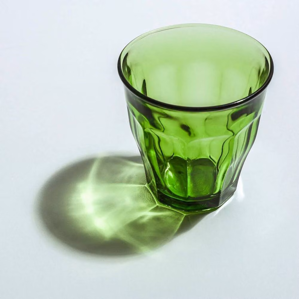 SPETLEK Set of 6 Green Glass Tumblers, 250ml – 3