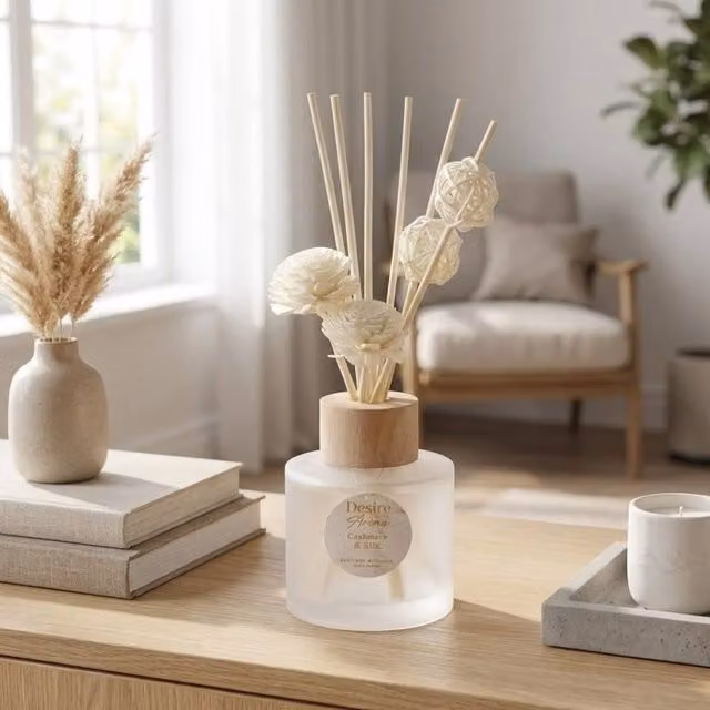 Garden Greatness Cashmere Silk Floral Reed Diffuser, Multicolour, 1 Pack – 1