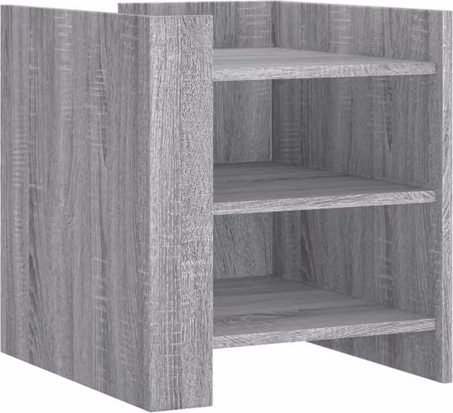 Berkfield Home Grey Sonoma Bedside Cabinet in Engineered Wood W/D/H: 45 x 50 x 50 cm – 1